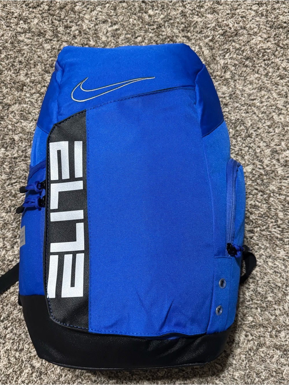 Nike Elite Backpack Royal Blue Black Basketball Sports Laptop School Bag